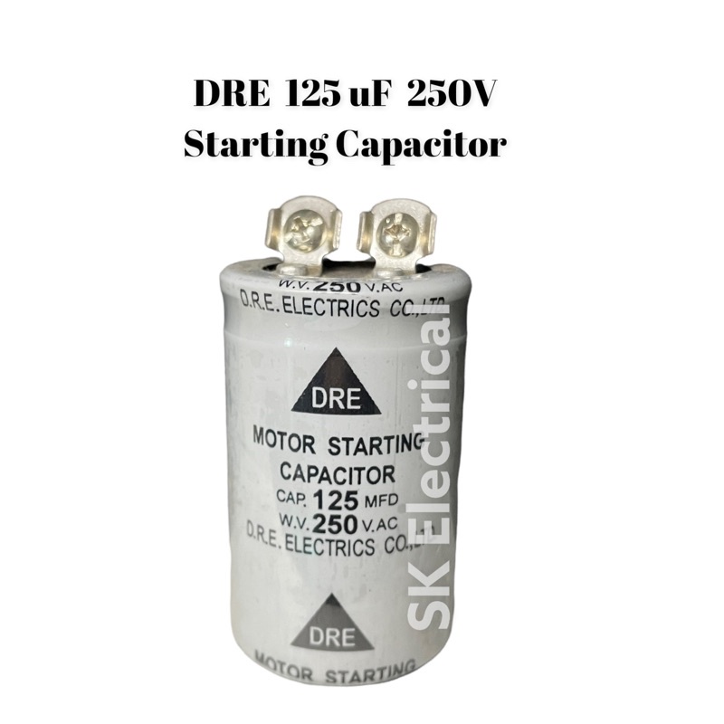 DRE 250V 50uF - 700uF Starting Capacitor Made in Taiwan | Heavy Duty ...