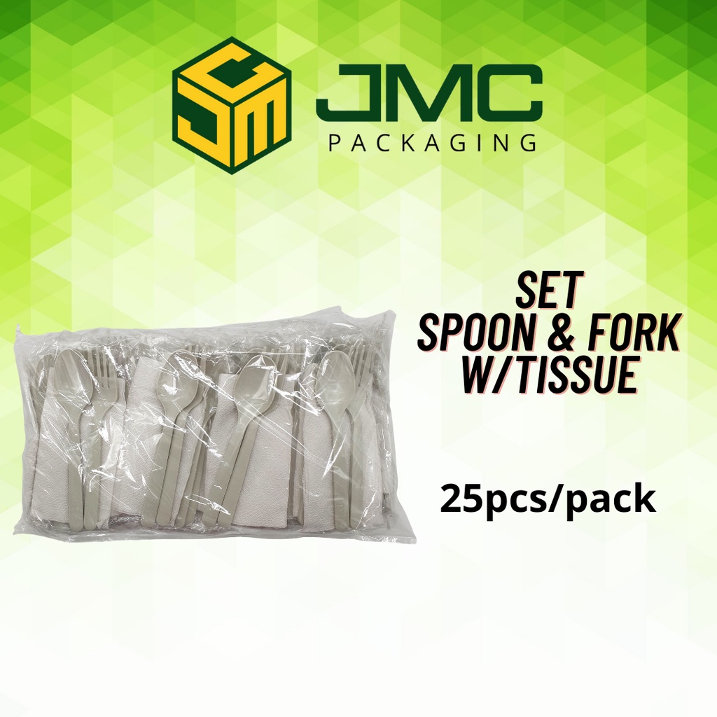 Disposable set spoon and fork 25pcs/pack Shopee Philippines