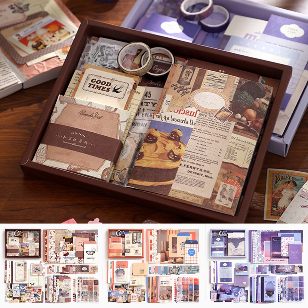 Aesthetic Scrapbook Kit Vintage Junk Journal Kit with Journaling ...
