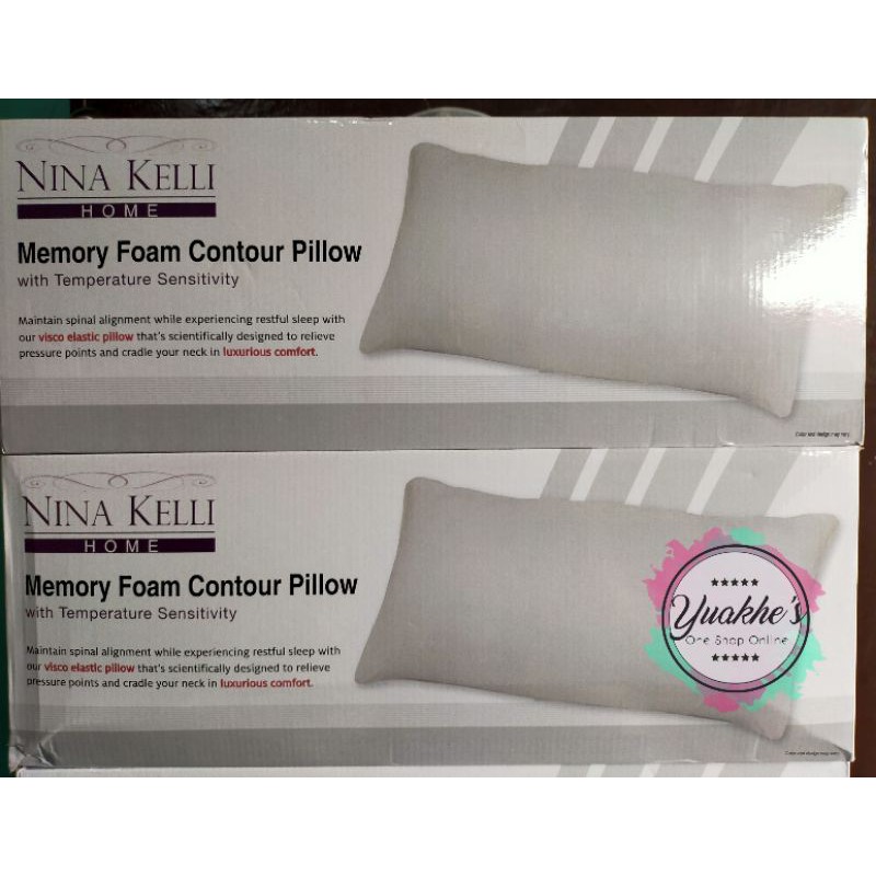 Nina kelli memory discount foam contour pillow