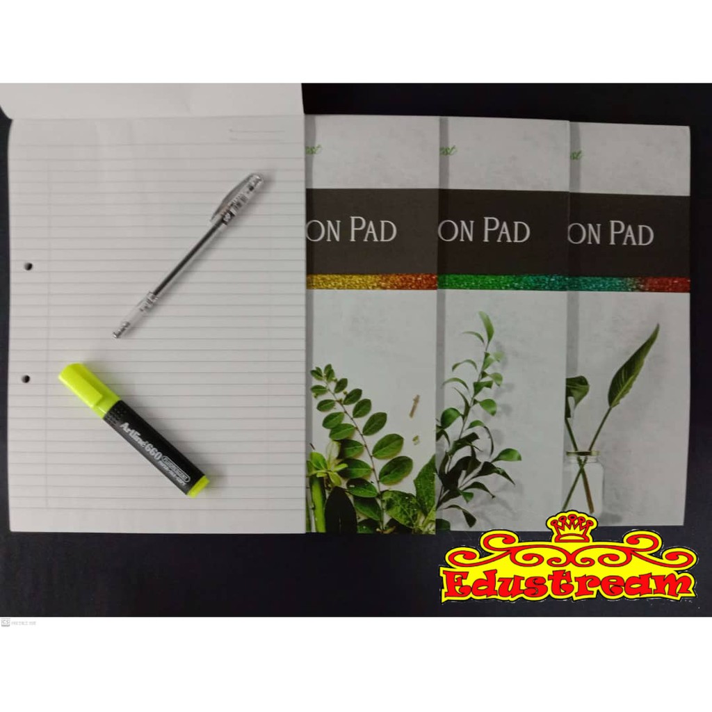 ECOFOREST EXAMINATION PAD A4 (FEINT RULED) | Shopee Philippines
