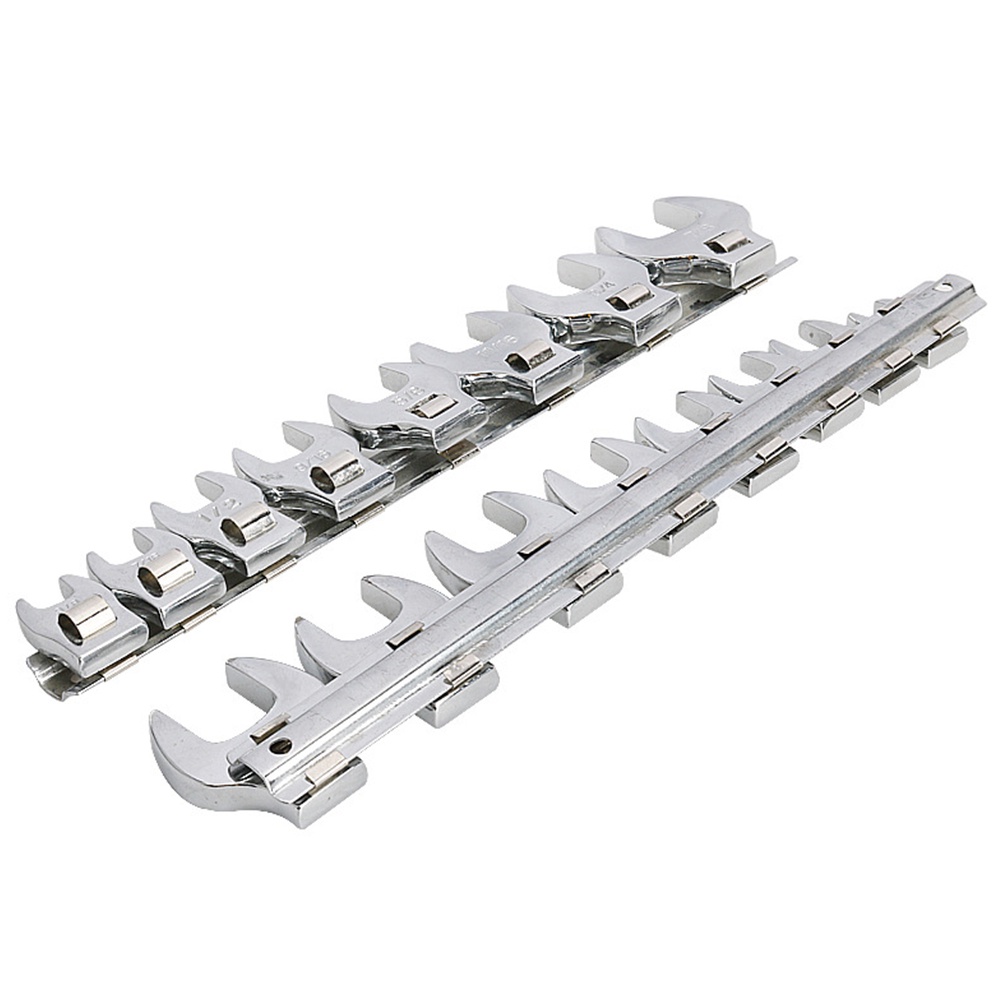 8 Pcs 3/8 Inch Drive Crowfoot Wrench Set 10 to 22mm Metric Chrome ...