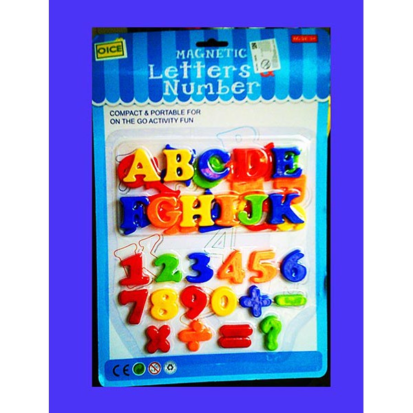 Toy Letters Numbers And Magnetic Symbols | Shopee Philippines