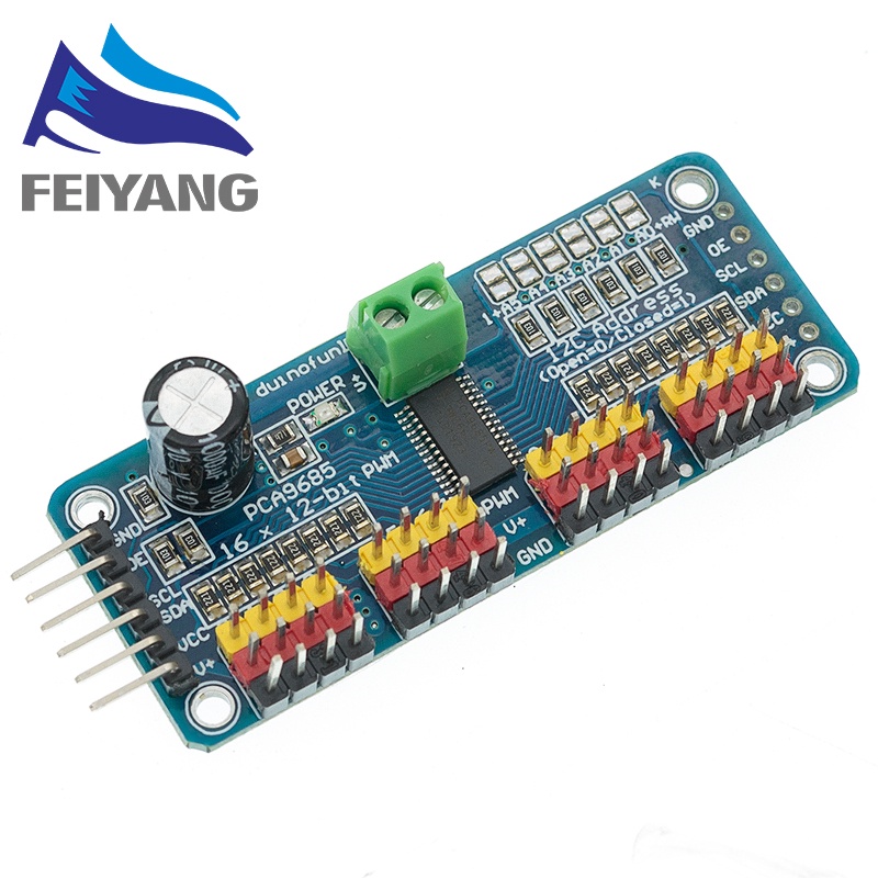 10pcs 16 Channel 12-bit PWM/Servo Driver-I2C interface PCA9685 module ...