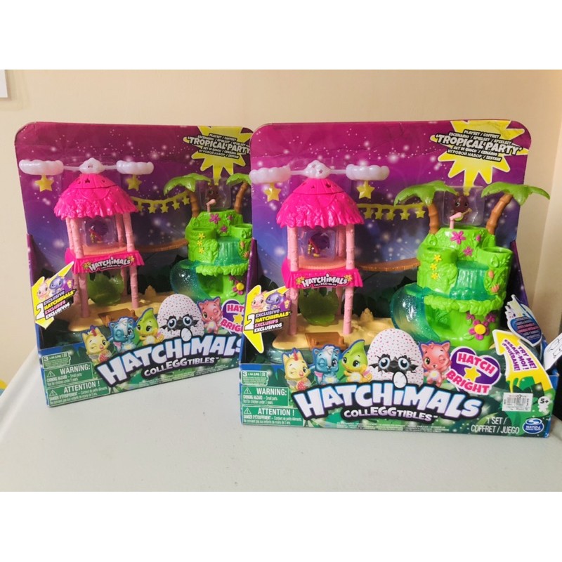 Hatchimals colleggtibles online tropical party playset