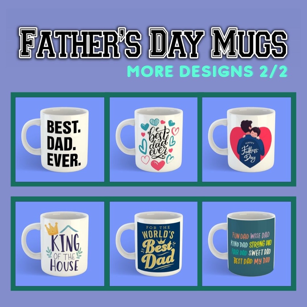 Father's day Mug (Gift for your Dad) Customizable DESIGN PART 2/2