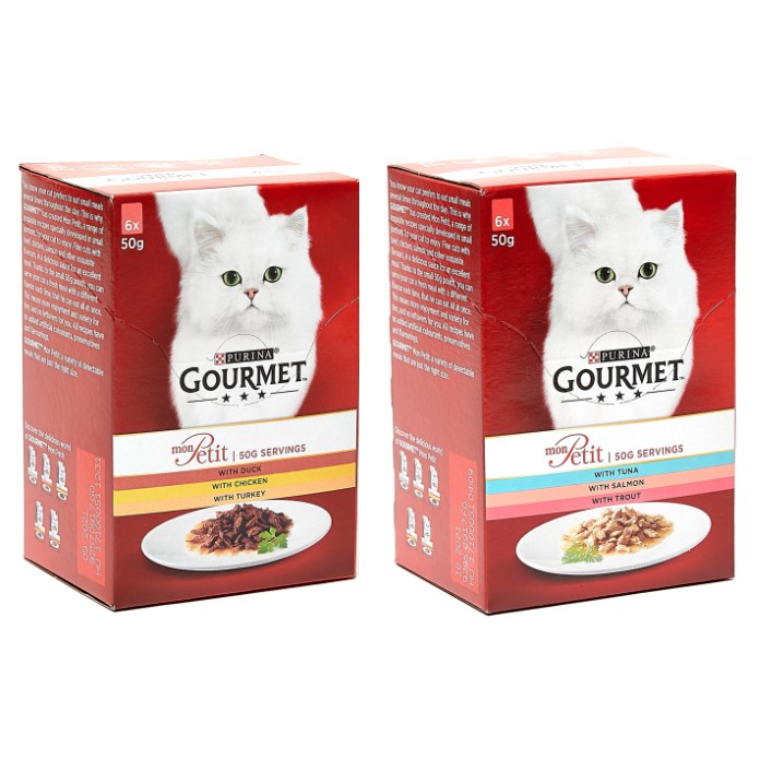 Purina Gourmet Mon Petit Cat Food 6 x 50g Shopee Philippines