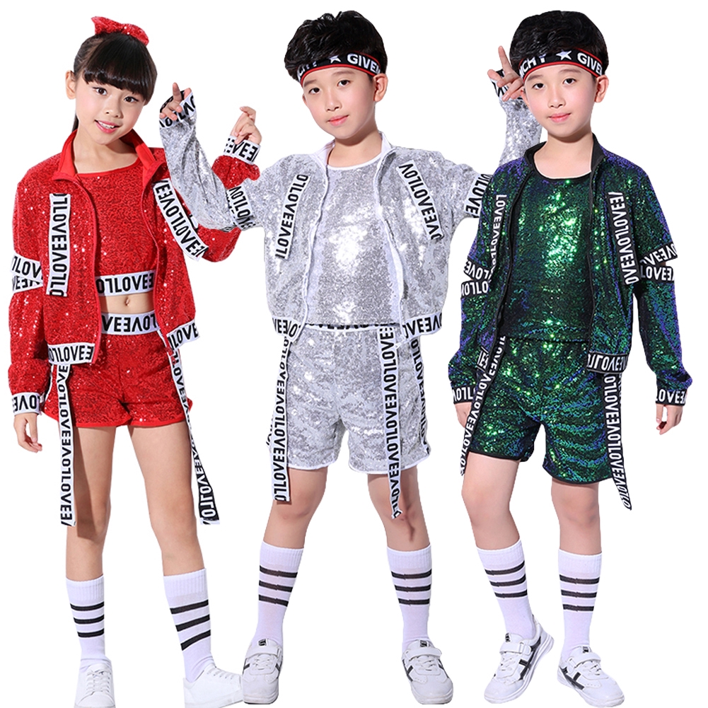 LOLANTA Teen Sequins Costume, Summer Dance Outfits, India