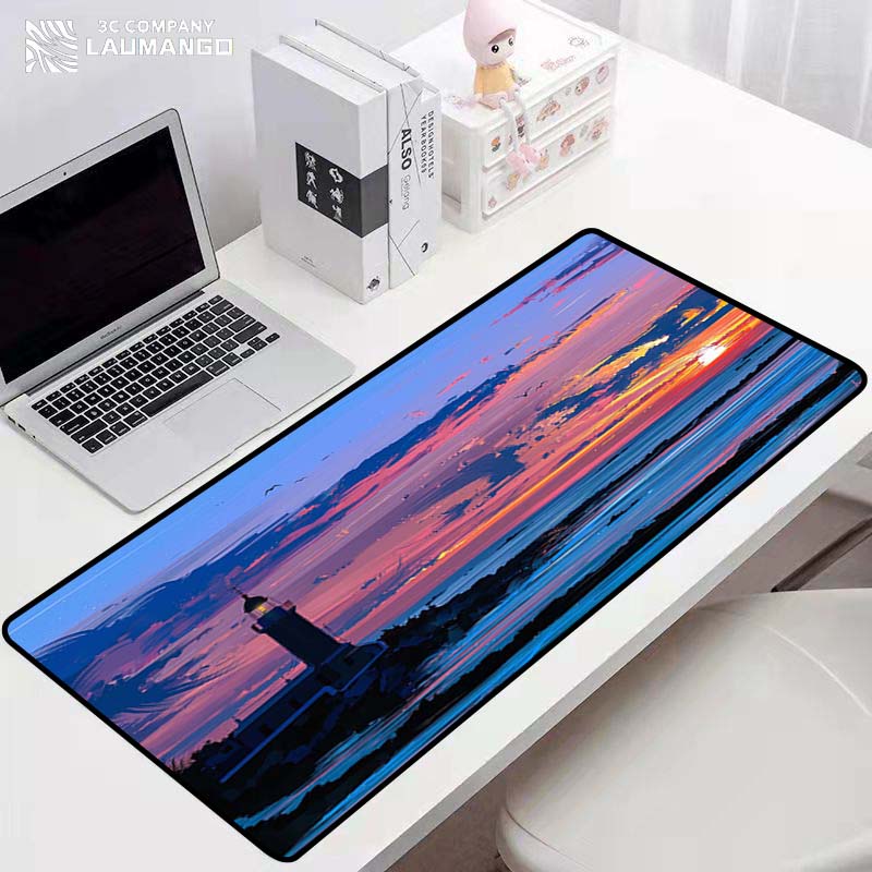 Deskmat Painting Large Stitch Gaming Mouse Pad Gamer Accessories ...