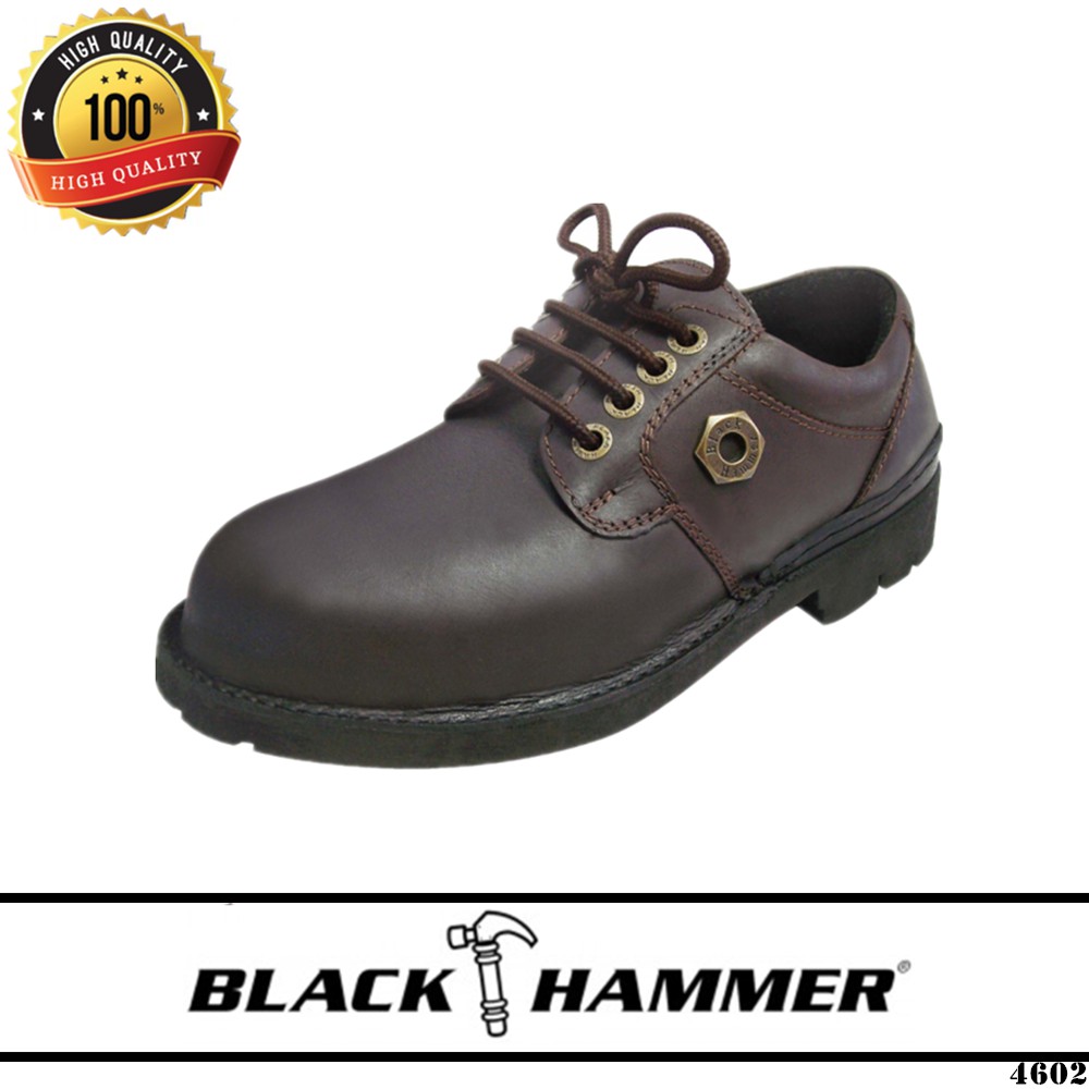 SAFETY BOOTS BLACK HAMMER SAFETY SHOE BH4602 Shopee Philippines