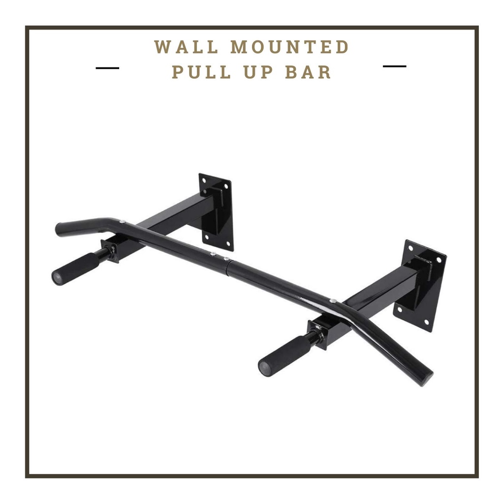 STRONGLIFT.PH Wall Mounted Pull Up Bar Black Chin Pull Up Bar Exercise Work out Fitness Home Gym Shopee Philippines