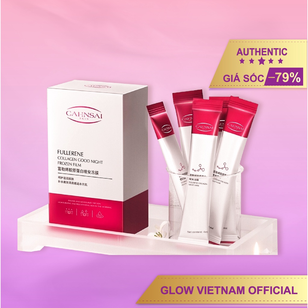 Cahns collagen Sleeping mask Essence Moisturizes, Brightens Skin, Lifts Muscles, AntiAging