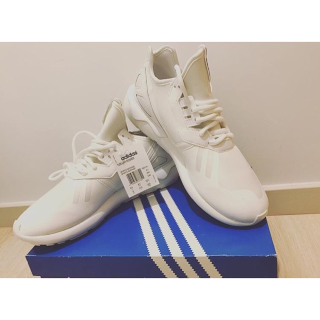 Tubular runner adidas online white