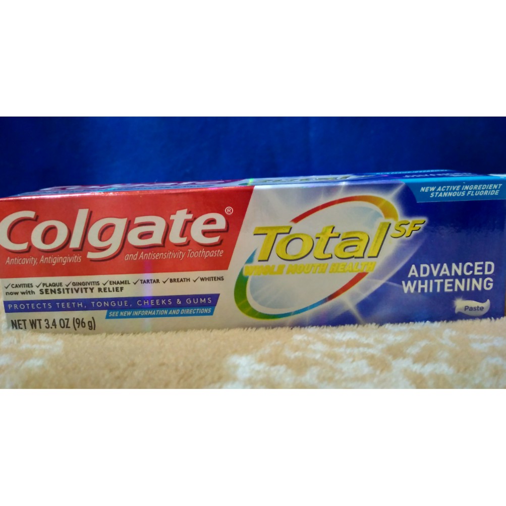 Colgate Total SF Toothpaste 96g Shopee Philippines