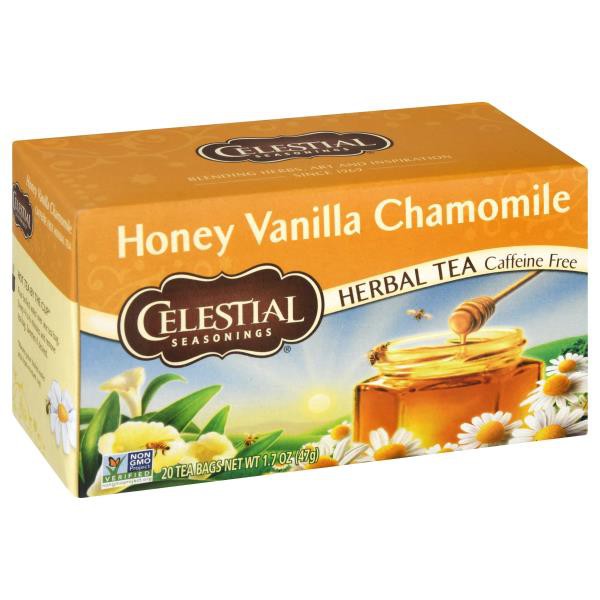 Celestial Seasonings Herbal Tea Caffeine Free Honey Vanilla Chamomile