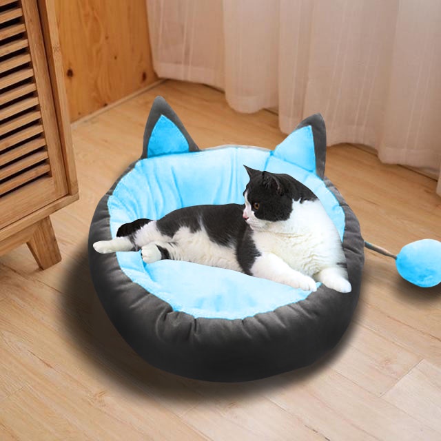 Ear And Tail Character Cat Bed/Soft And Smooth Cat Mattress/Cat Bed