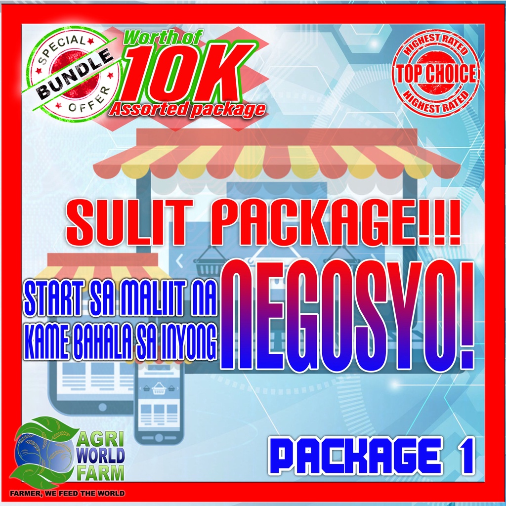 SULIT PACKAGE PANG NEGOSYO 186 ASSORTED ITEMS PACKAGE 1 WHOLESALE PRICE ...