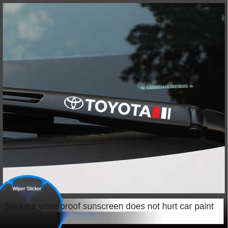 Toyota Wipers Sticker Suitable for RUSH/WIGO/INNOVA/Calya/Dyna/Yaris ...