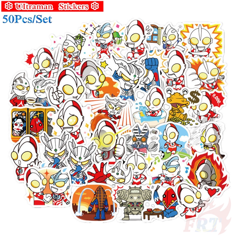 Ultraman - Series 02 Ultraman & Monster Stickers 50Pcs/Set Anime DIY ...