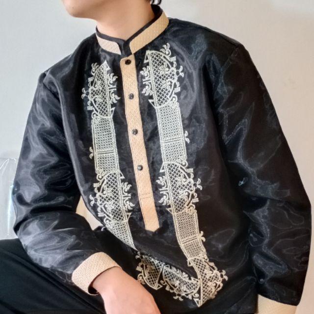 BARONG FOR MEN CHINESE DOUBLE COLLAR BARONG PURE EMBROIDERED | Shopee ...