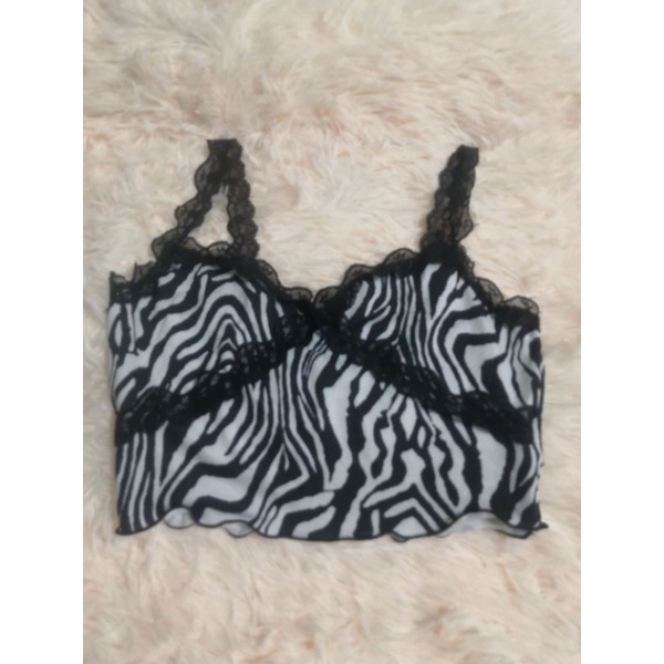 Single Strap Crop Cropped Top Line Cord shein | Shopee Philippines