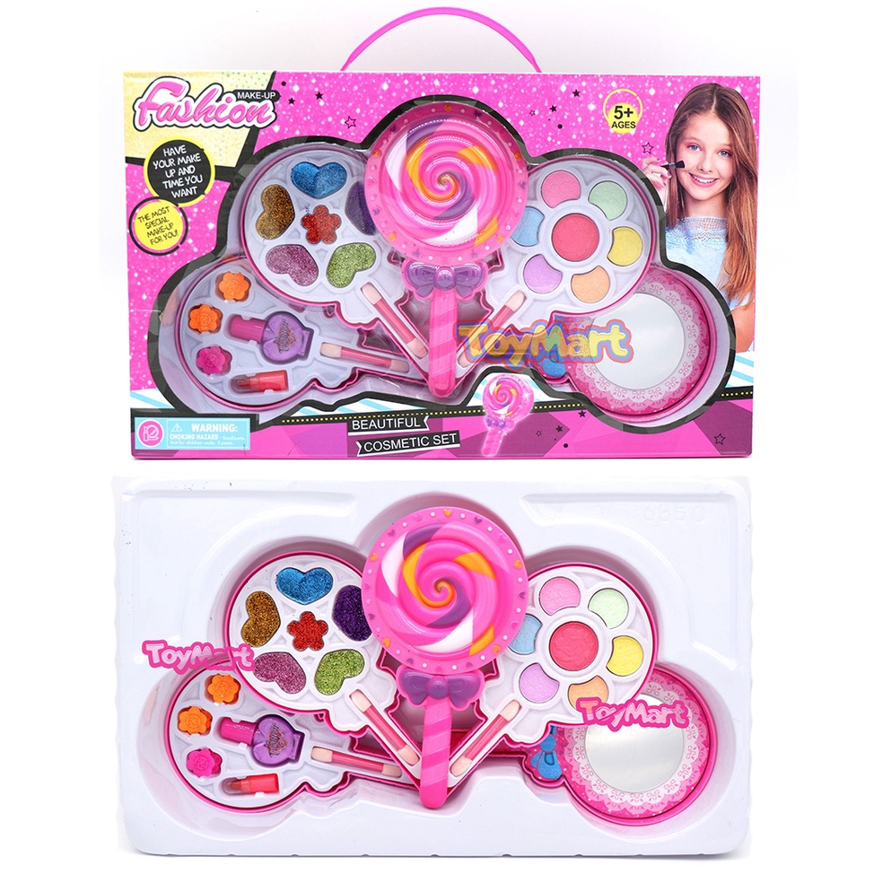 4-Layer Lollipop Cosmetics Set Pretend Play Princess Makeup Beauty Safe ...