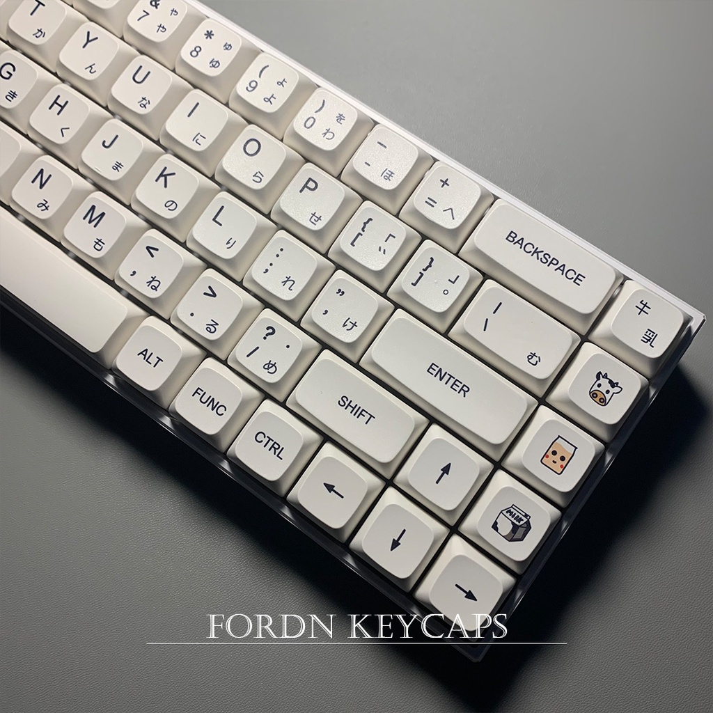 Simple White Japanese Theme 137 Key PBT Thermal Sublimation XDA Height ...