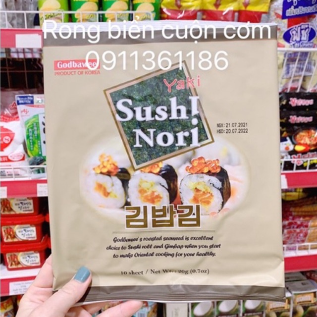 Seaweed Sushi Nori Rice Roll 10 leaves | Shopee Philippines