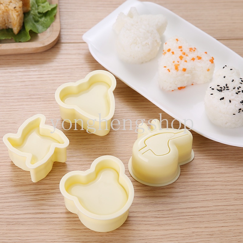 Sushi-Werkzeug Set - Algen-Stanzer & Onigiri-Form Für Bento-Box Deko