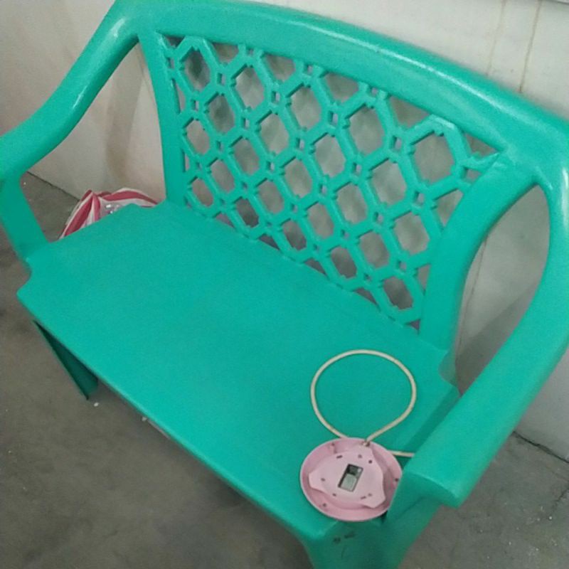 rubberize big plastic chair for two to three person Shopee