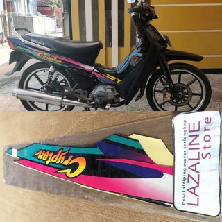 Yamaha Crypton 1995 1998 Motorcycle Standard Trim Sticker Striping ...