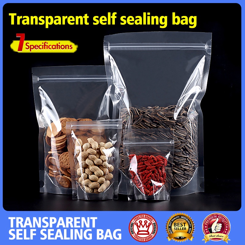 thumbnail image 2 of 100 Pack 4x6 Inch Ziplock Bags With Clear Window - Resealable Storage For Jewelry & Small Items 2 of 12