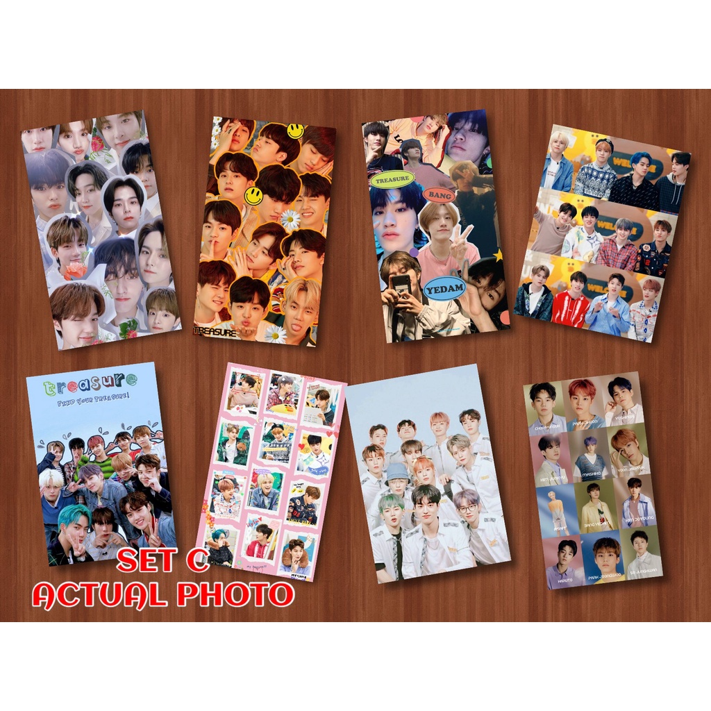 TREASURE designed PHOTO STICKER A4 size with freebie | Shopee Philippines