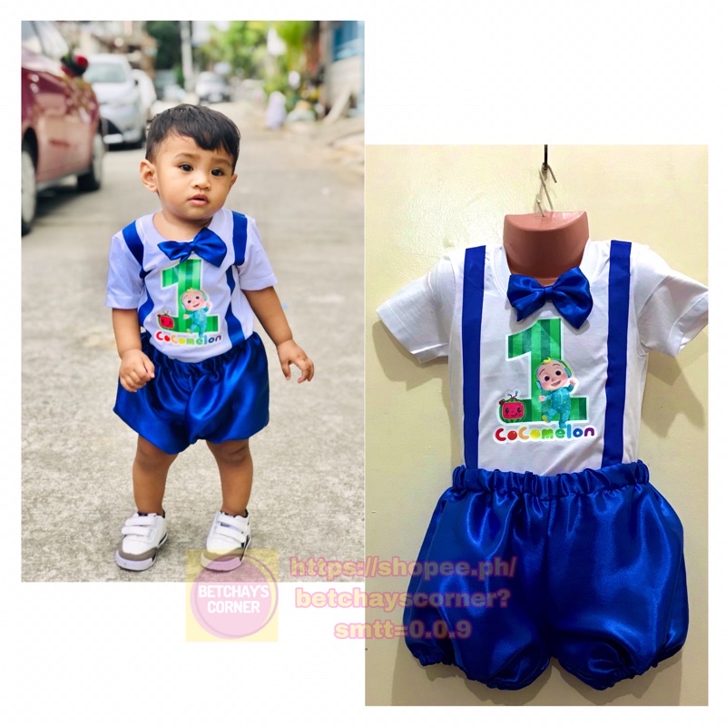 Royal blue hot sale baby outfit