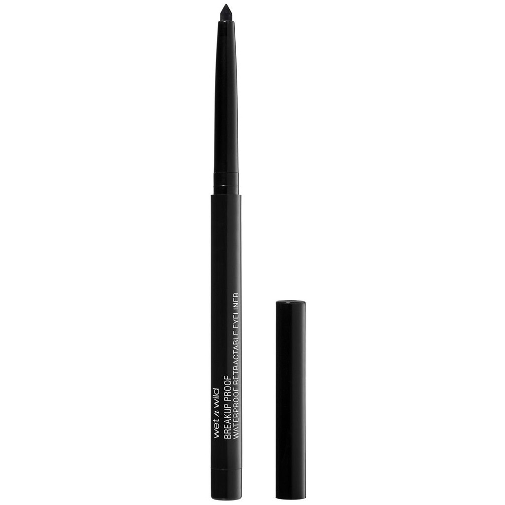 WET N WILD Breakup-Proof Retractable Eyeliner - Schwarz, Wasserfester Gel-Eyeliner