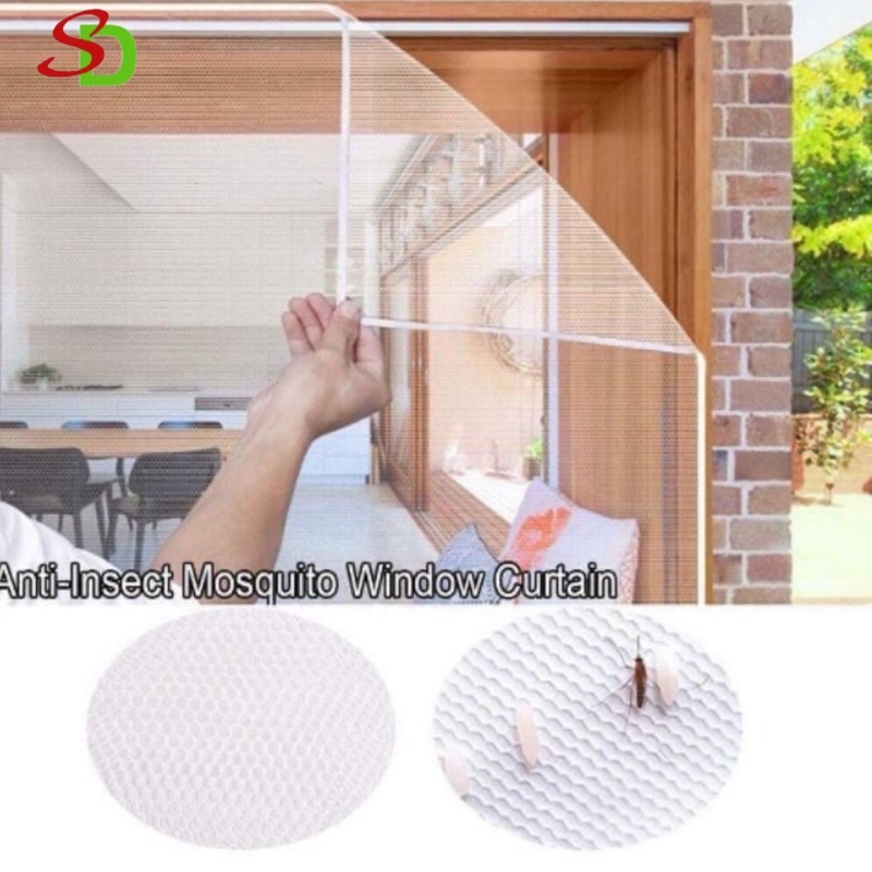SD Anti Insect Mosquito Window Curtain DIY window mosquito net fly ...