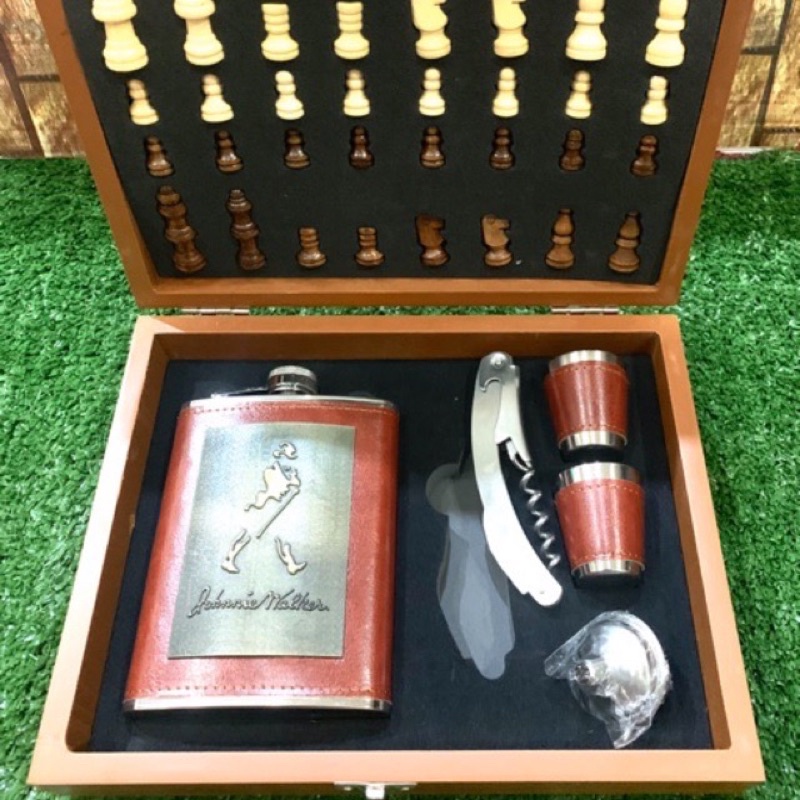 Great value stainless steel decanter set With chess board Shopee