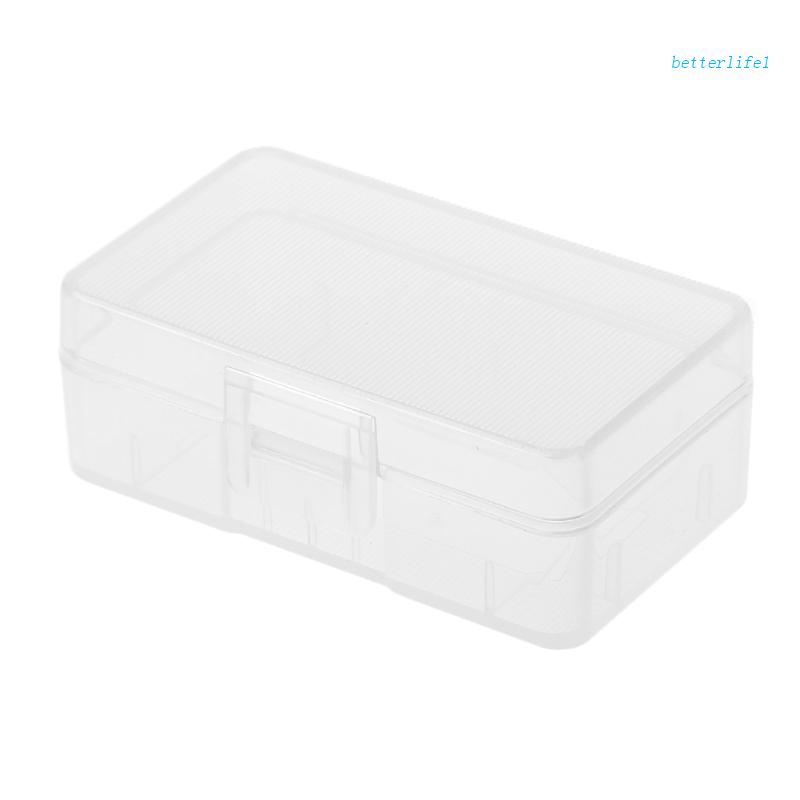 BTM Mini Transparent Case Holder Storage Box For 1x 9V Battery Or 2x AA ...