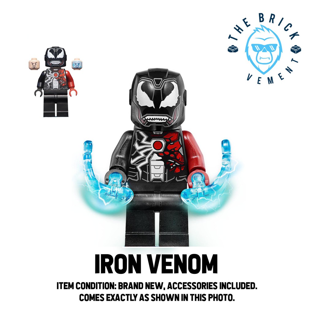 Lego iron man discount venom