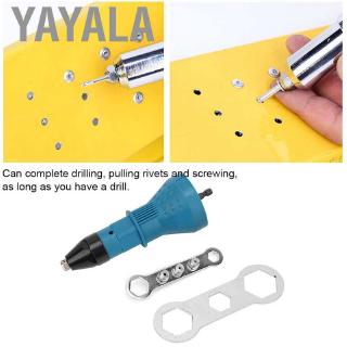 Rivet Drill Attachment Adapter Riveting Nut Cordless Electric Carpenter 