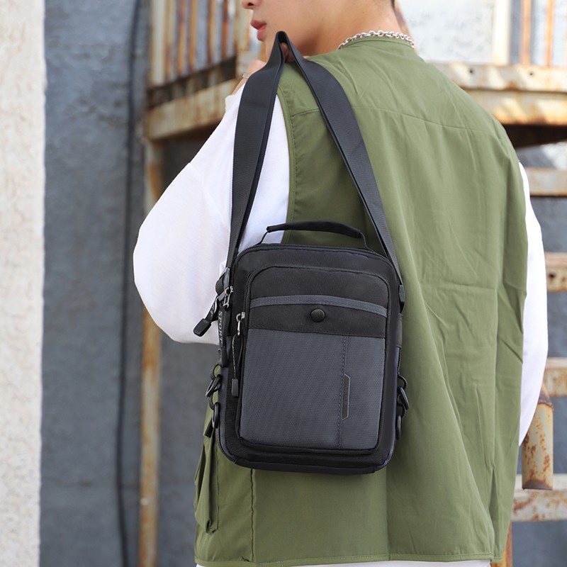 Mens messenger bag online with zipper