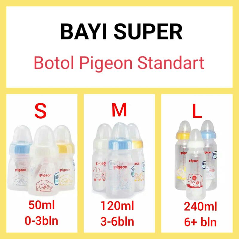 Standard Pigeon Milk Bottle 50ml 120ml 240ml / Pigeon Milk Bottle 50 ml ...