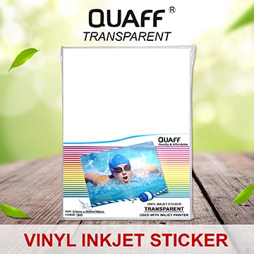 20sheets A4 Inkjet Clear Vinyl Sticker Paper Transparent Sticker