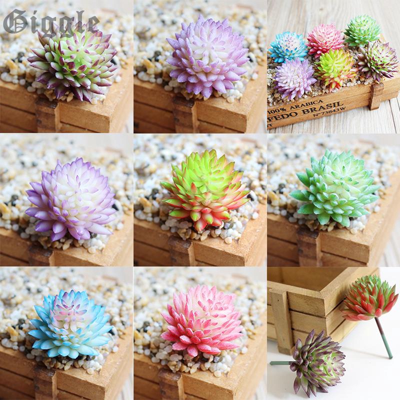 1* Piece Artificial Plant Artifical Plastic Succulent Plant Cactus - Foto 4