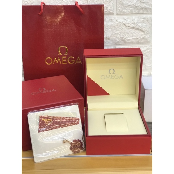 Omegas watch box with paper bag. | Shopee Philippines