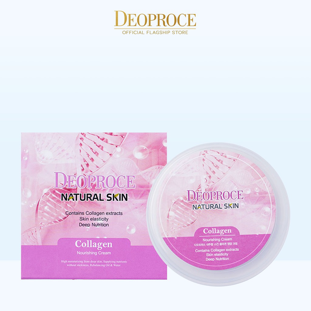 Deoproce Natural Skin Collagen Nourishing Cream 100g | Shopee Philippines