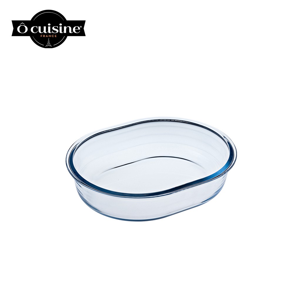 Ocuisine Microwaveable & Oven Safe Glass Oval Dish 25cm 1.5L Shopee