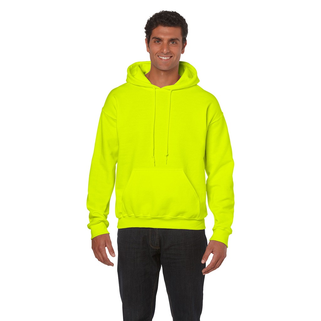 Gildan safety green clearance hoodie