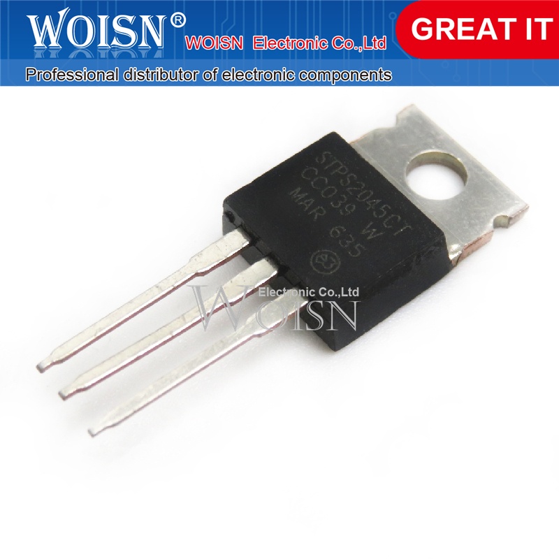 5 PCS STPS2045CTC STPS2045CT STPS2045 TO-220 In Stock | Shopee Philippines