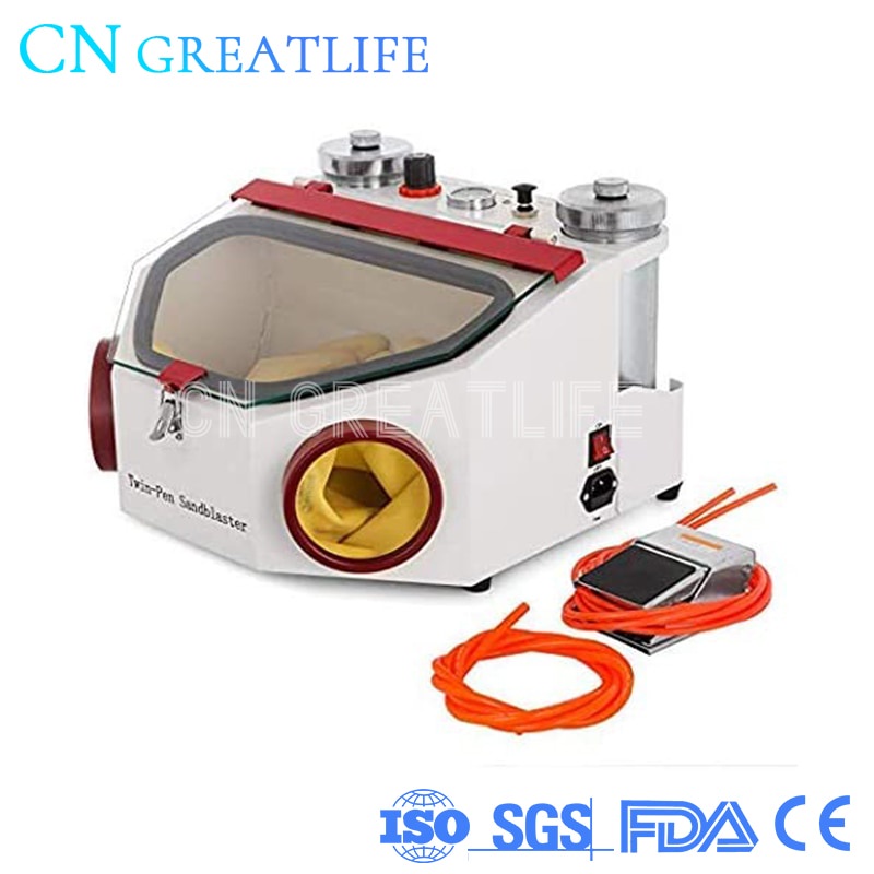 Twin Double Pen Dental Lab Equipment Dental Air Prophy Air Polisher